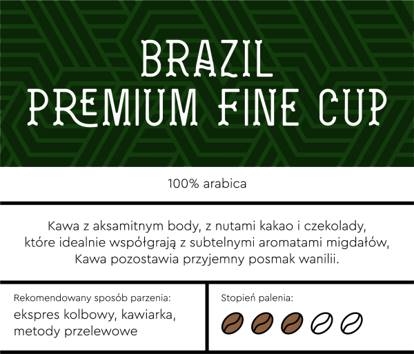 Brazil Premium Fine Cup 100% arabica