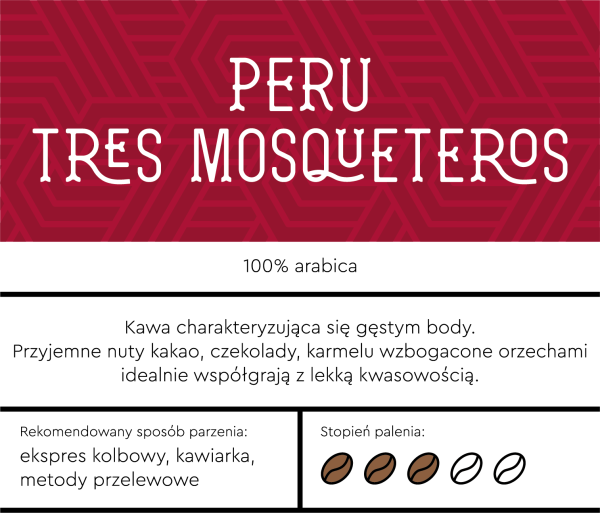 Peru Tres Mosqueteros 100% arabica