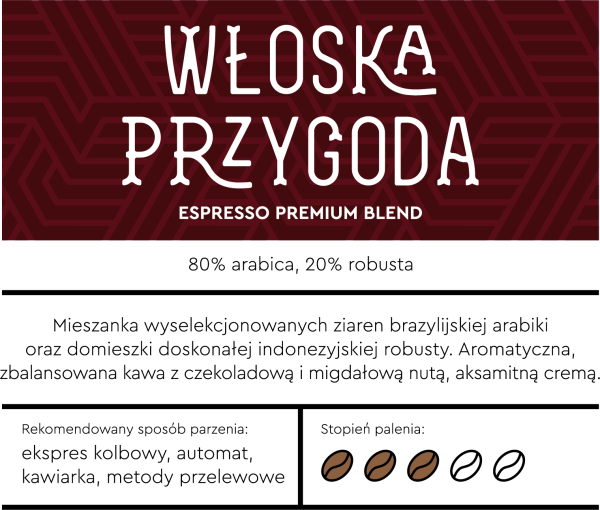 Włoska Przygoda Espresso Premium Blend